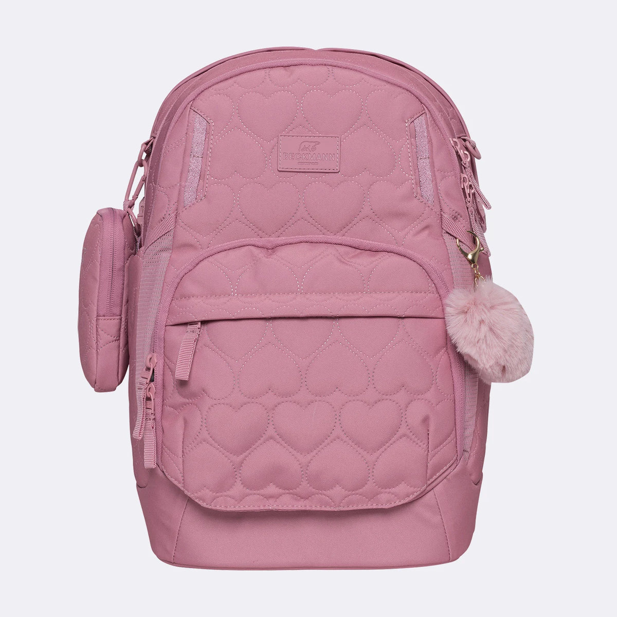 Ghiozdan, rucsac ergonomic Beckmann, Sport Air, Padded hearts rose