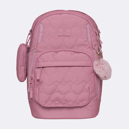 Ghiozdan, rucsac ergonomic Beckmann, Sport Air, Padded heart rose