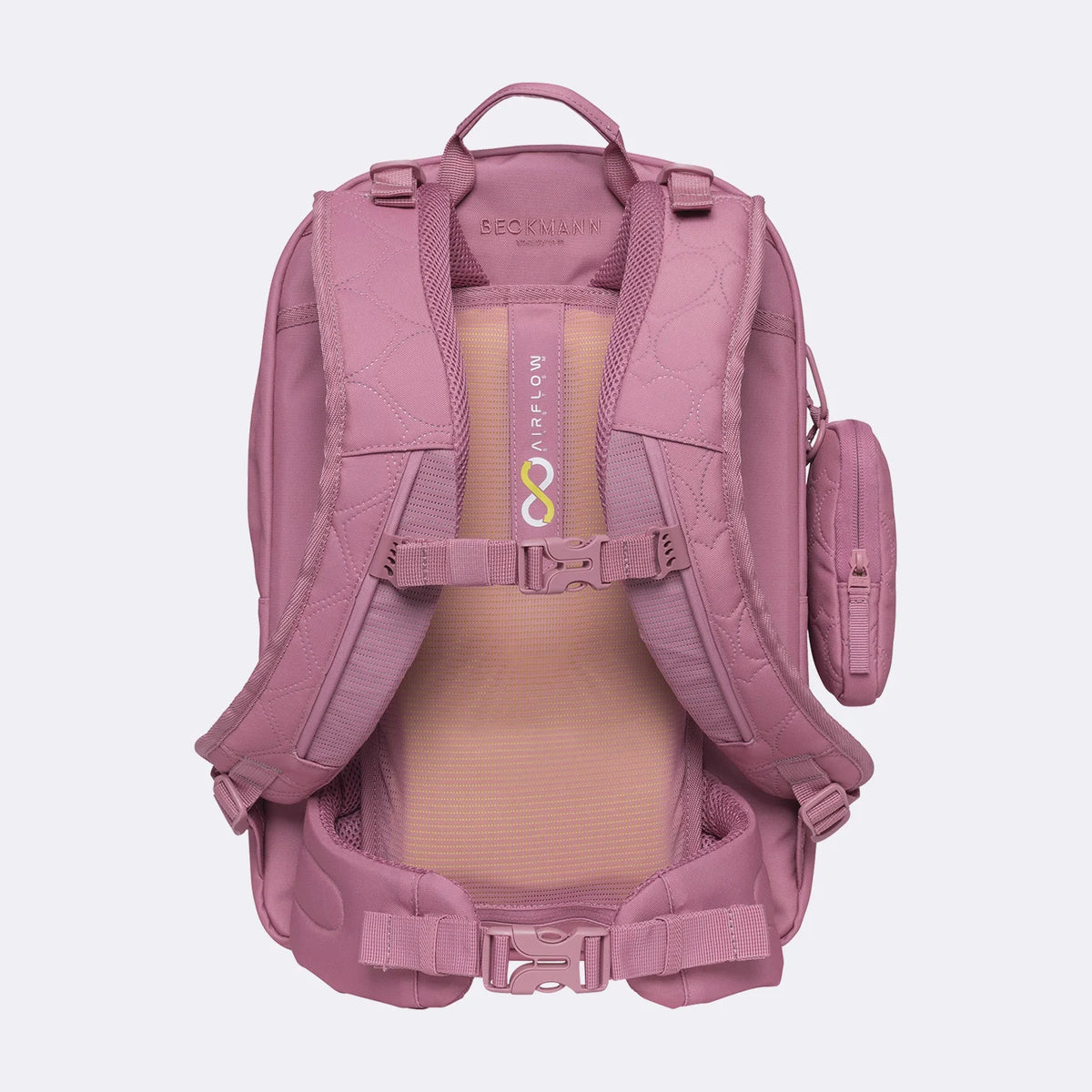 Ghiozdan, rucsac ergonomic Beckmann, Sport Air, Padded hearts rose