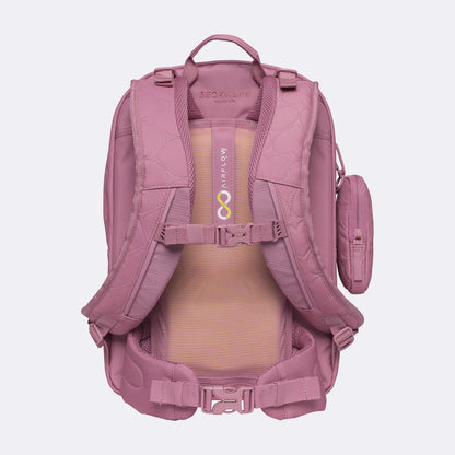 Ghiozdan, rucsac ergonomic Beckmann, Sport Air, Padded hearts rose