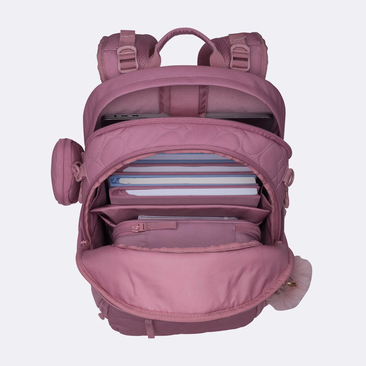 Ghiozdan, rucsac ergonomic Beckmann, Sport Air, Padded hearts rose
