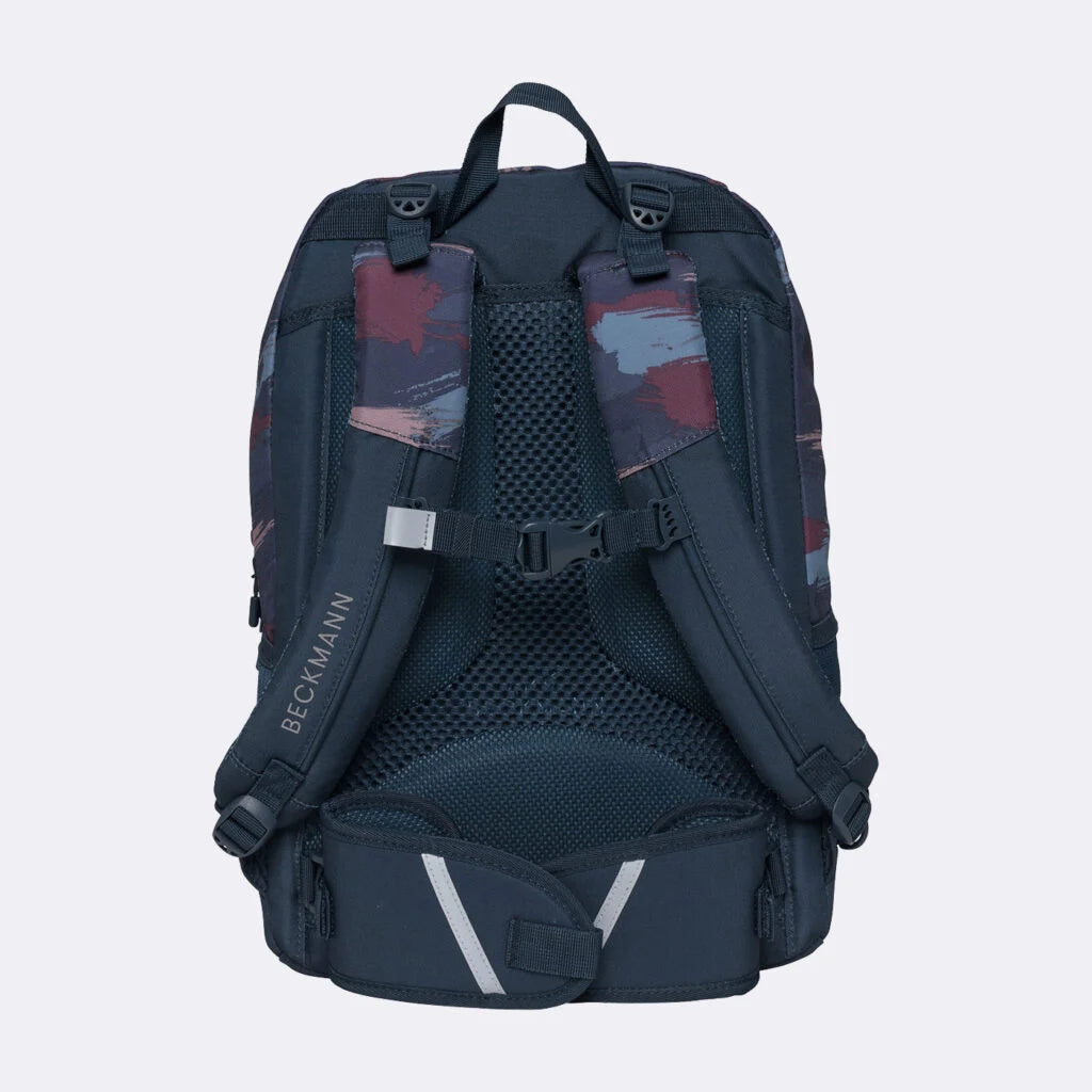 Ghiozdan, rucsac ergonomic Beckmann, 30L, SPORT JUNIOR BLUE BRUSH