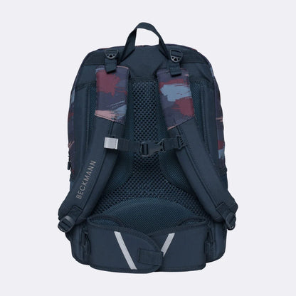 Ghiozdan, rucsac ergonomic Beckmann, 30L, SPORT JUNIOR BLUE BRUSH