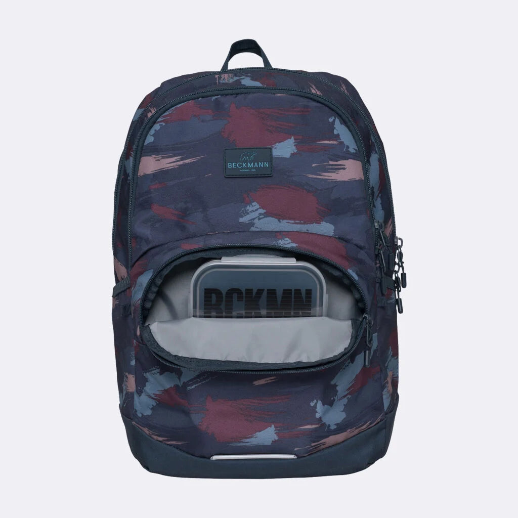 Ghiozdan, rucsac ergonomic Beckmann, 30L, SPORT JUNIOR BLUE BRUSH