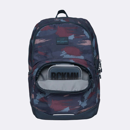 Ghiozdan, rucsac ergonomic Beckmann, 30L, SPORT JUNIOR BLUE BRUSH