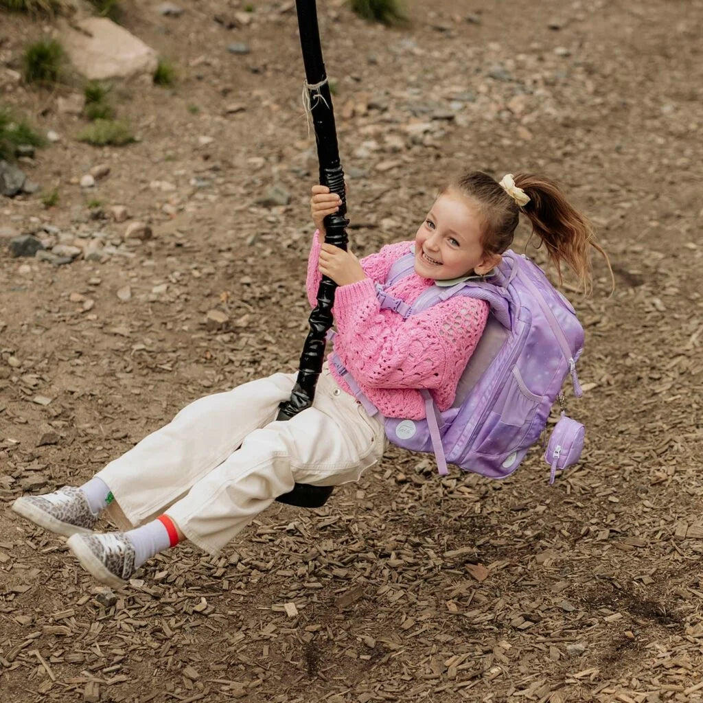 Ghiozdan, rucsac ergonomic cu pernǎ de aer Beckmann Active Air FLX, Candy