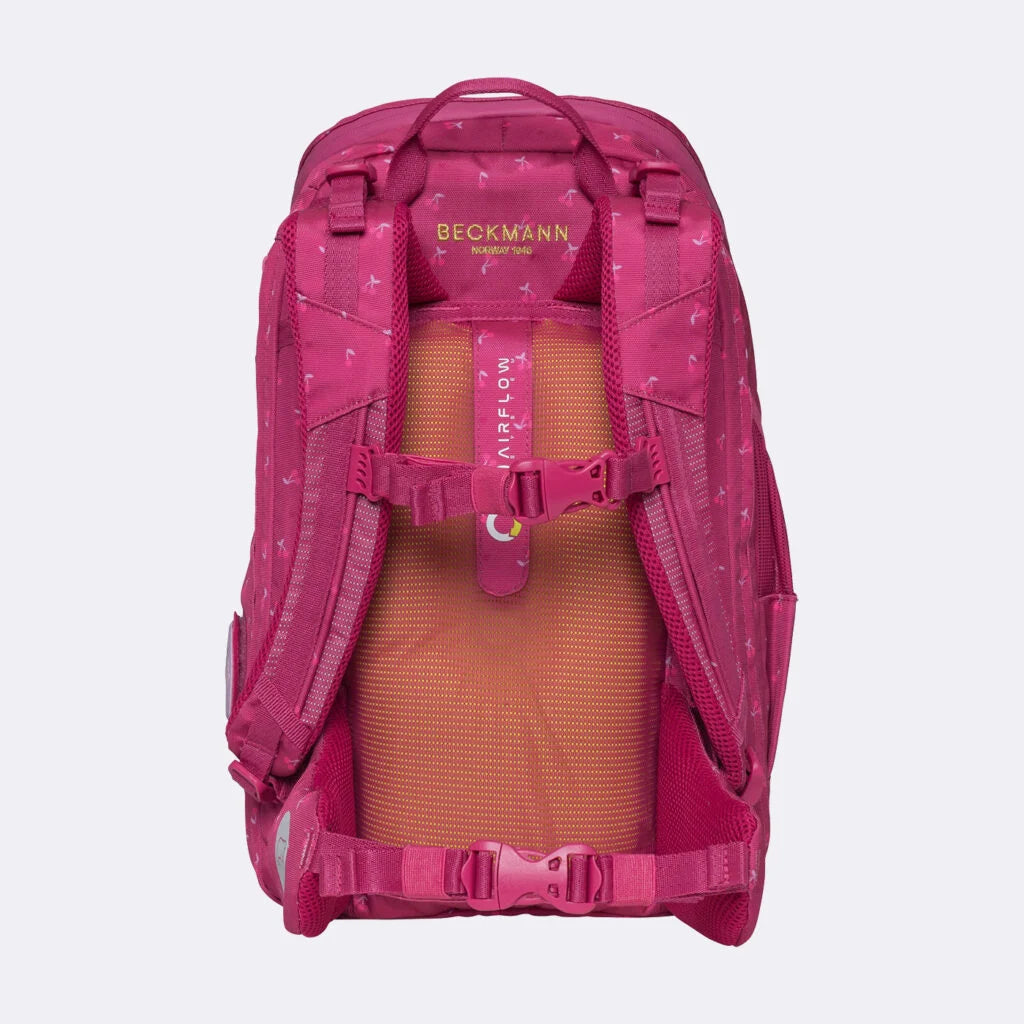Ghiozdan, rucsac ergonomic cu pernǎ de aer Beckmann Active Air FLX, Cherry