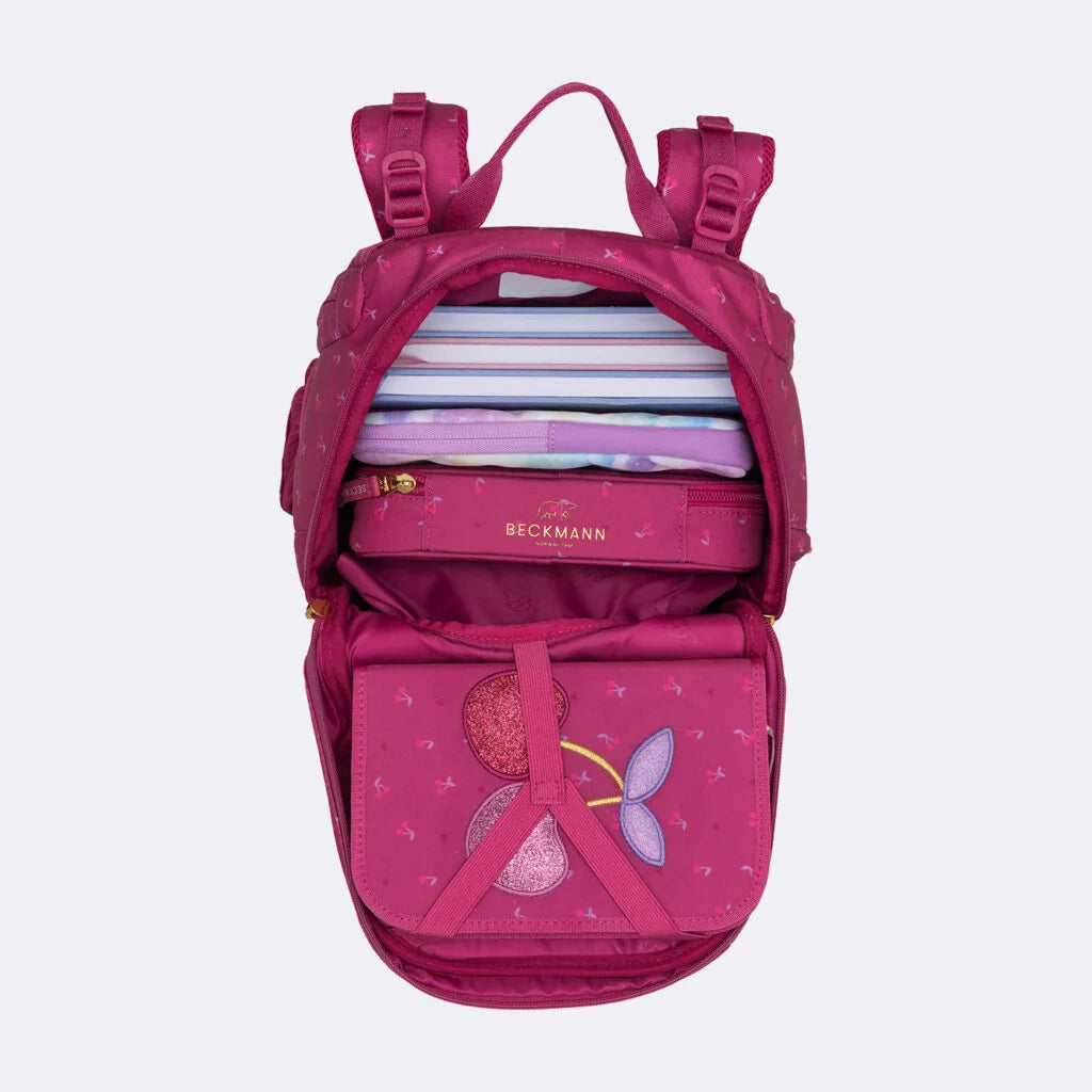 Ghiozdan, rucsac ergonomic cu pernǎ de aer Beckmann Active Air FLX, Cherry