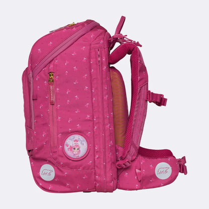 Ghiozdan, rucsac ergonomic cu pernǎ de aer Beckmann Active Air FLX, Cherry