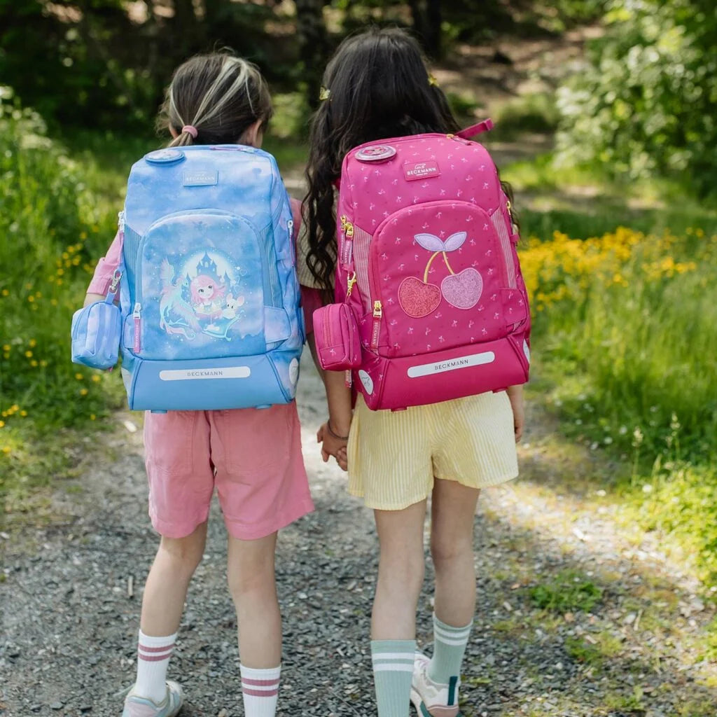 Ghiozdan, rucsac ergonomic cu pernǎ de aer Beckmann Active Air FLX, Cherry