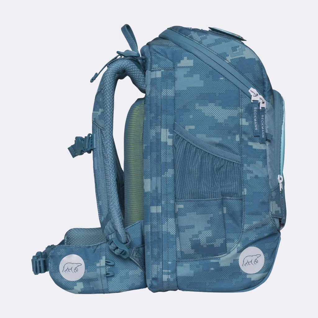 Ghiozdan, rucsac ergonomic cu pernǎ de aer Beckmann, Active Air FLX, Jungle game