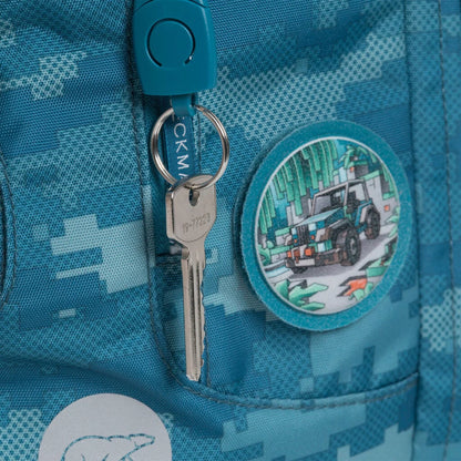 Ghiozdan, rucsac ergonomic cu pernǎ de aer Beckmann, Active Air FLX, Jungle game