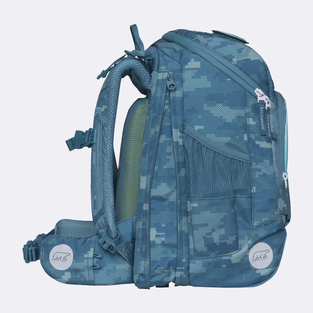 Ghiozdan, rucsac ergonomic cu pernǎ de aer Beckmann, Active Air FLX, Jungle game