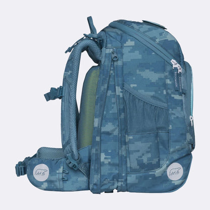 Ghiozdan, rucsac ergonomic cu pernǎ de aer Beckmann, Active Air FLX, Jungle game