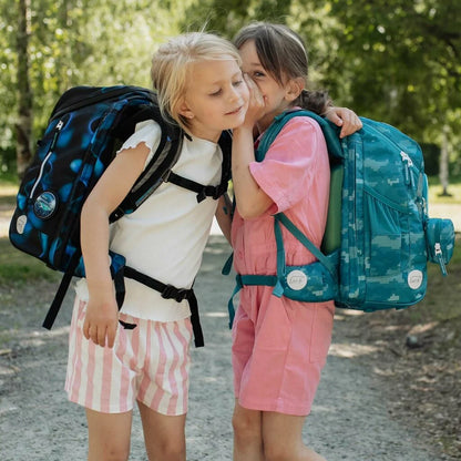 Ghiozdan, rucsac ergonomic cu pernǎ de aer Beckmann, Active Air FLX, Jungle game
