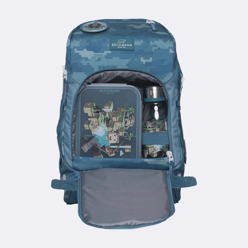 Ghiozdan, rucsac ergonomic cu pernǎ de aer Beckmann, Active Air FLX, Jungle game