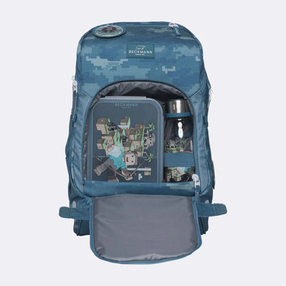 Ghiozdan, rucsac ergonomic cu pernǎ de aer Beckmann, Active Air FLX, Jungle game