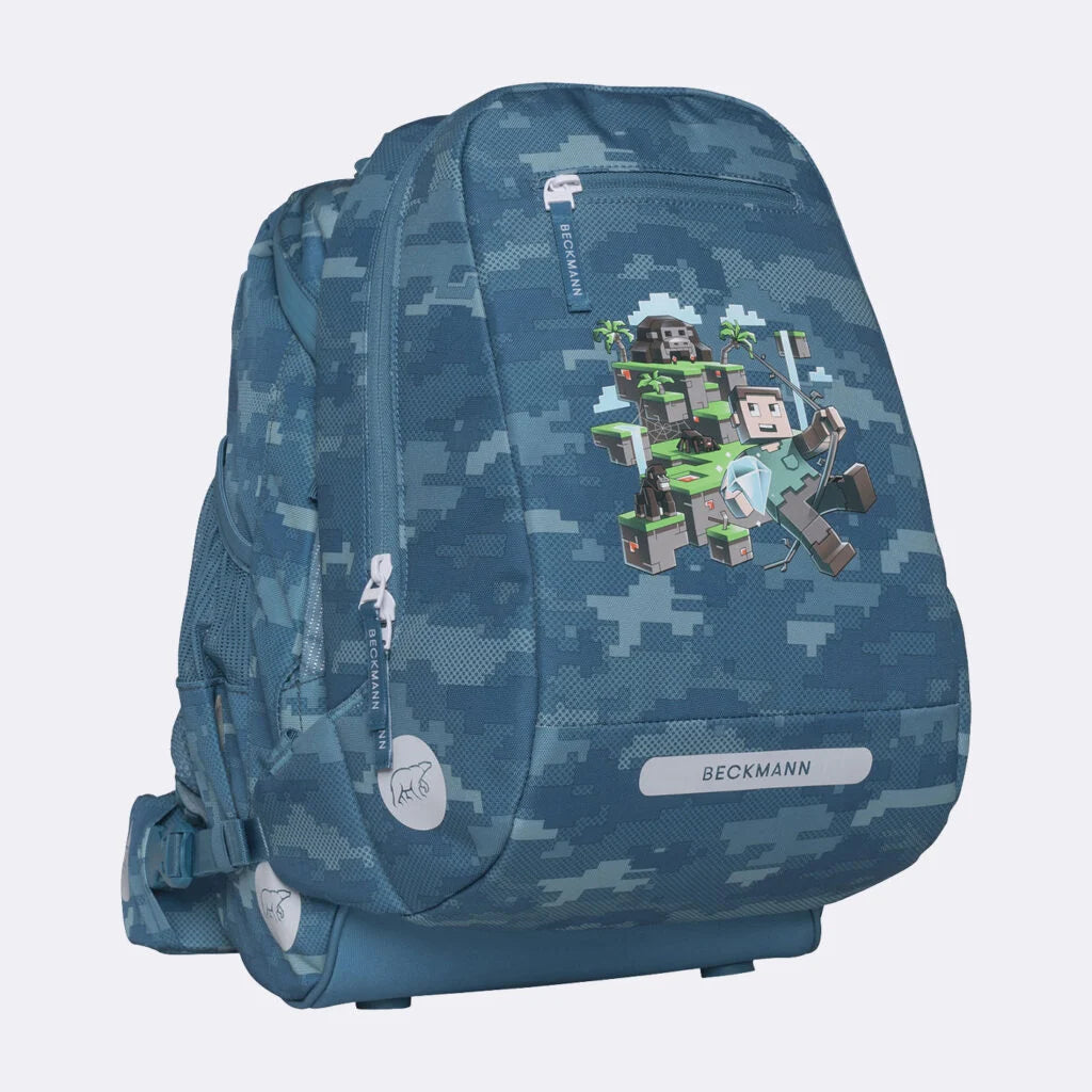 Ghiozdan, rucsac ergonomic cu pernǎ de aer Beckmann, Active Air FLX, Jungle game
