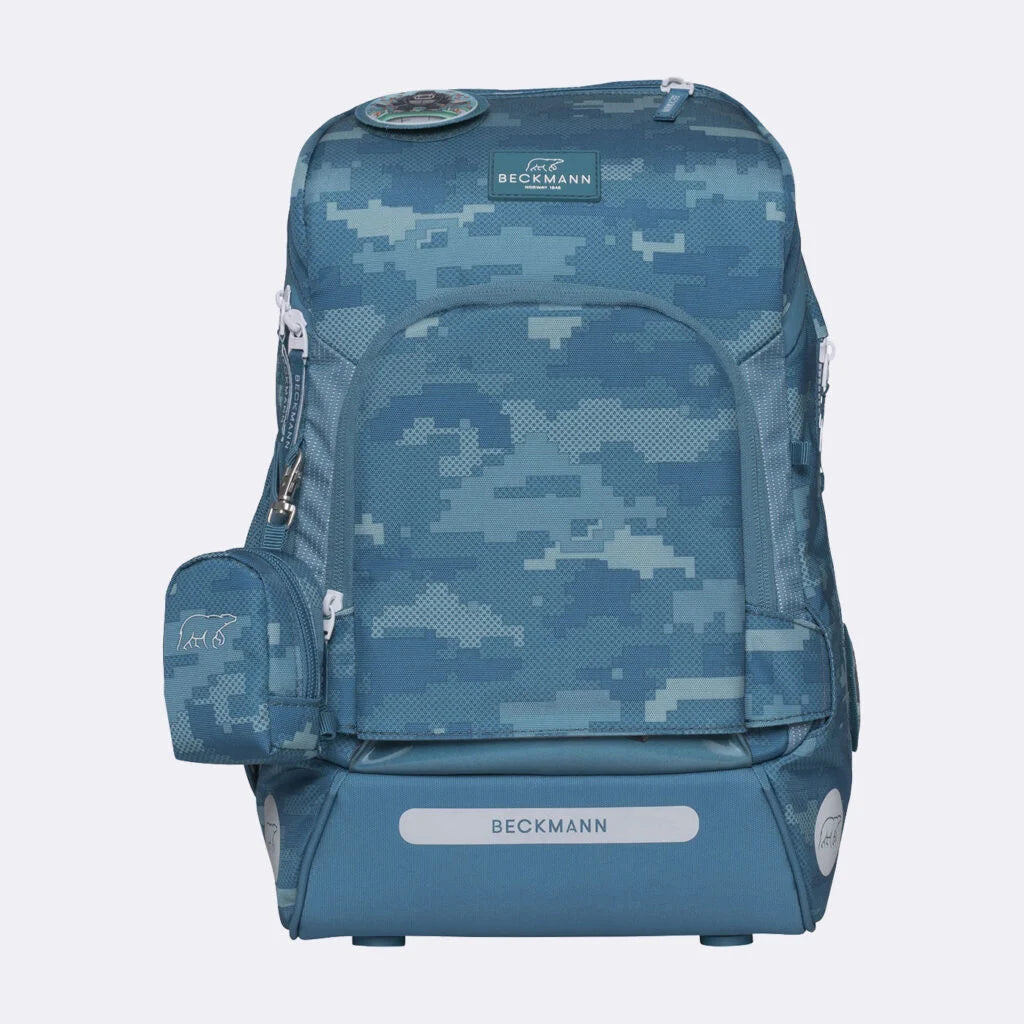 Ghiozdan, rucsac ergonomic cu pernǎ de aer Beckmann, Active Air FLX, Jungle game