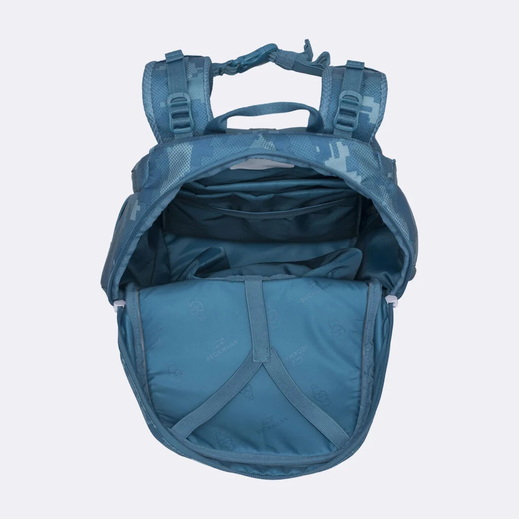 Ghiozdan, rucsac ergonomic cu pernǎ de aer Beckmann, Active Air FLX, Jungle game