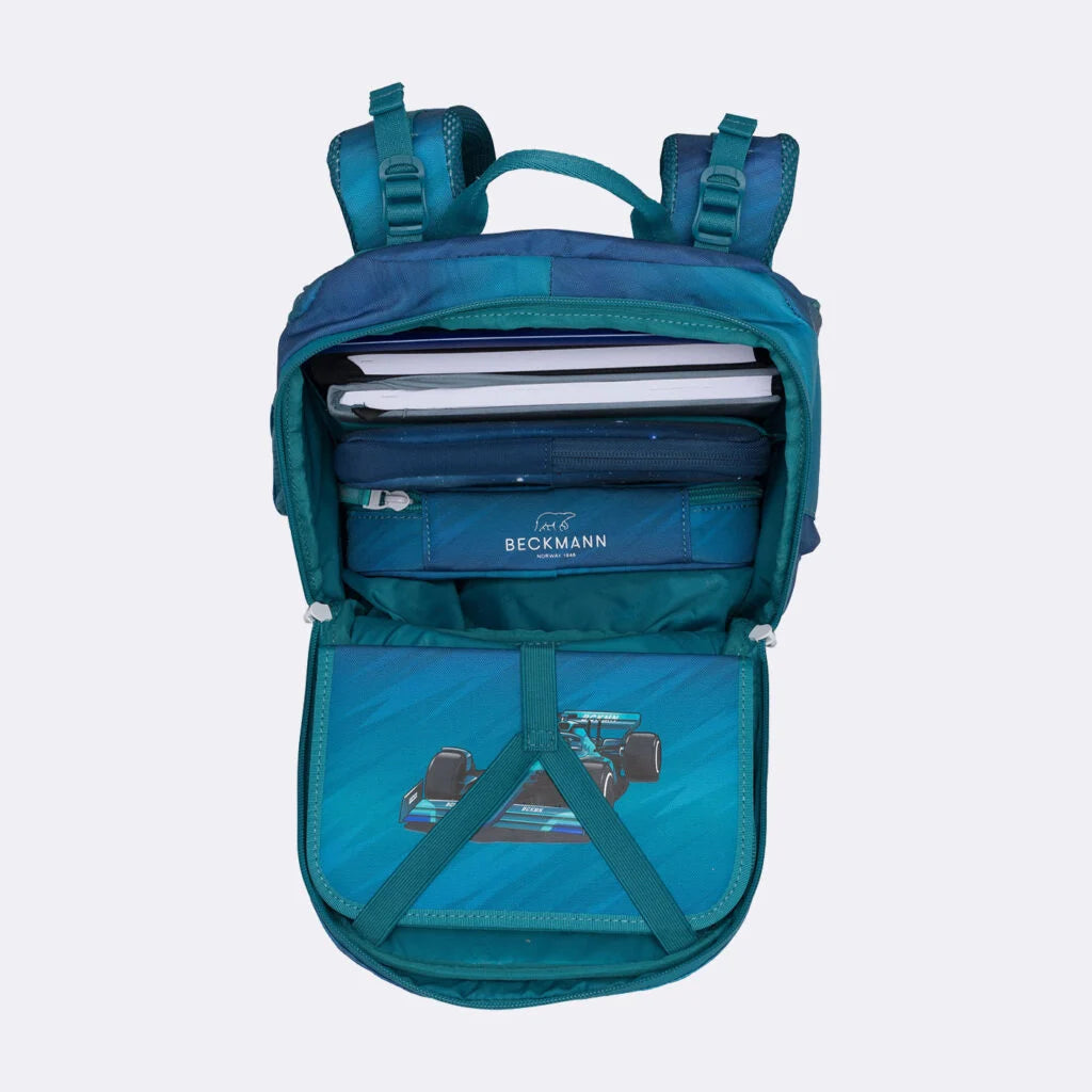 Ghiozdan, rucsac ergonomic cu pernǎ de aer Beckmann, Active Air FLX, Racing