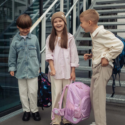 Ghiozdan, rucsac ergonomic cu pernǎ de aer Beckmann, Active Air FLX, Rosie
