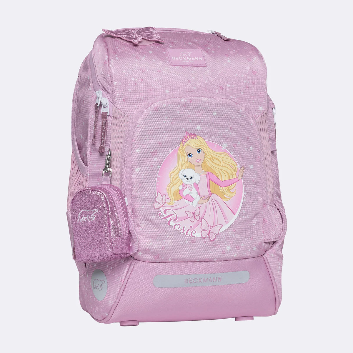Ghiozdan, rucsac ergonomic cu pernǎ de aer Beckmann, Active Air FLX, Rosie