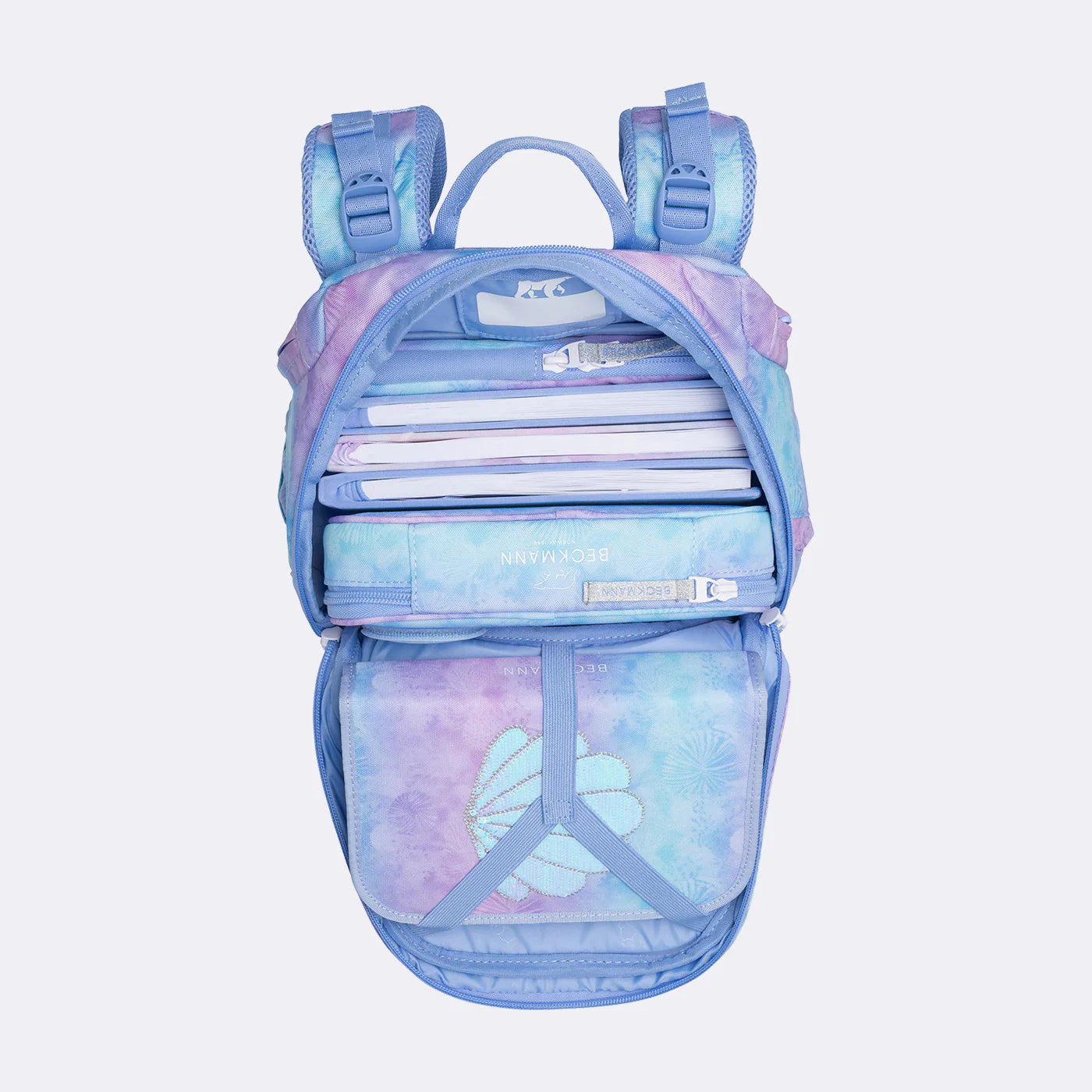 Ghiozdan, rucsac ergonomic cu pernǎ de aer Beckmann, Active Air FLX, Seashell