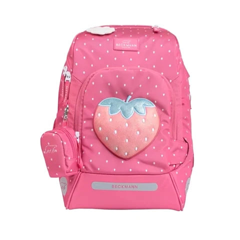 Ghiozdan, rucsac ergonomic cu perna de aer Beckmann, Active Air FLX, Strawberry