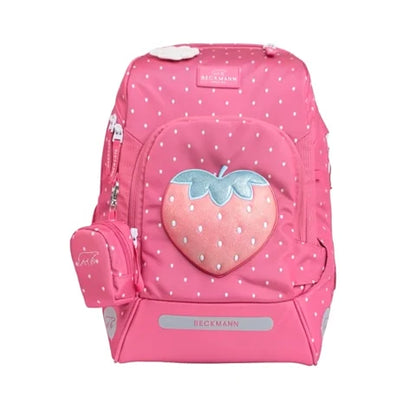 Ghiozdan, rucsac ergonomic cu perna de aer Beckmann, Active Air FLX, Strawberry