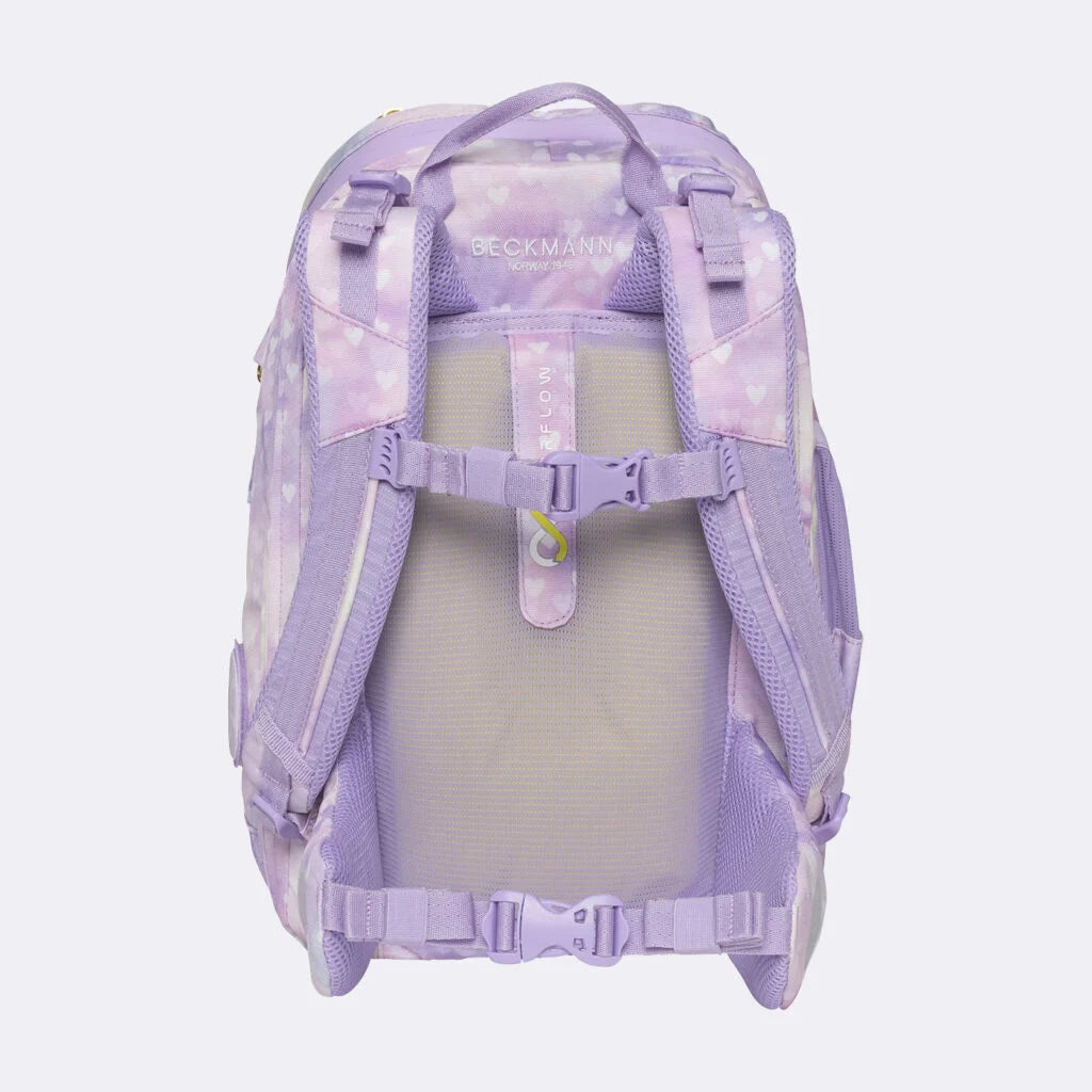 Ghiozdan, rucsac ergonomic cu pernǎ de aer Beckmann, Active Air FLX, Unicorn Princess Purple