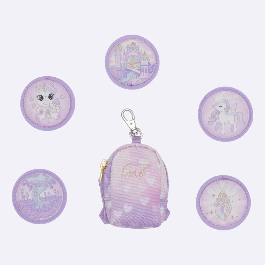 Ghiozdan, rucsac ergonomic cu pernǎ de aer Beckmann, Active Air FLX, Unicorn Princess Purple