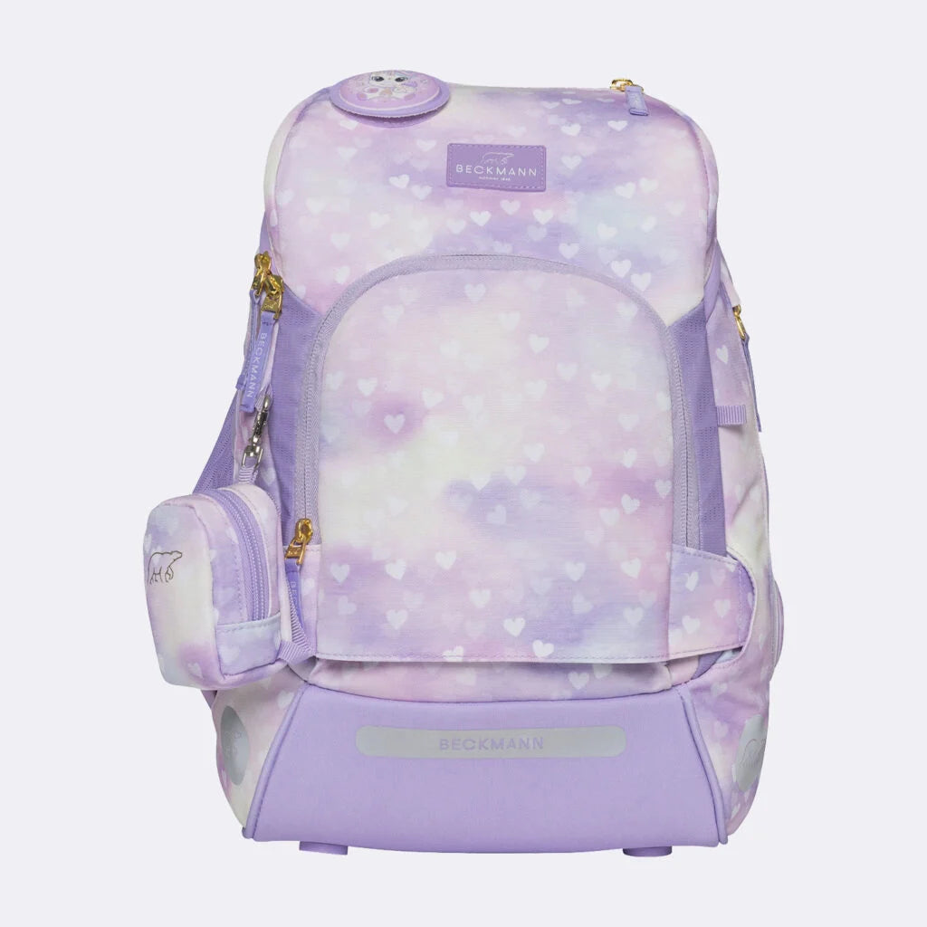 Ghiozdan, rucsac ergonomic cu pernǎ de aer Beckmann, Active Air FLX, Unicorn Princess Purple