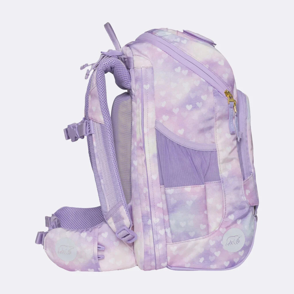 Ghiozdan, rucsac ergonomic cu pernǎ de aer Beckmann, Active Air FLX, Unicorn Princess Purple