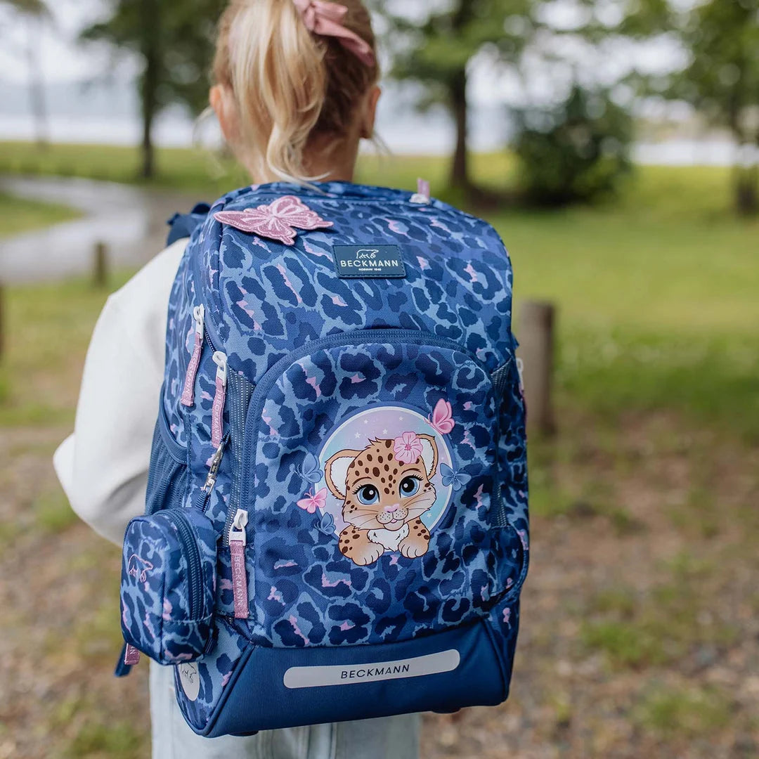 Ghiozdan, rucsac ergonomic cu pernǎ de aer Beckmann, Active Air FLX, Cheetah