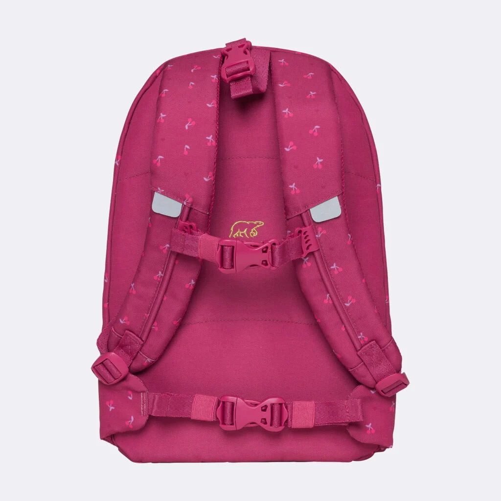 Ghiozdan, rucsac ergonomic cu pernǎ de aer Beckmann, set Active Air FLX 6 piese, Cherry