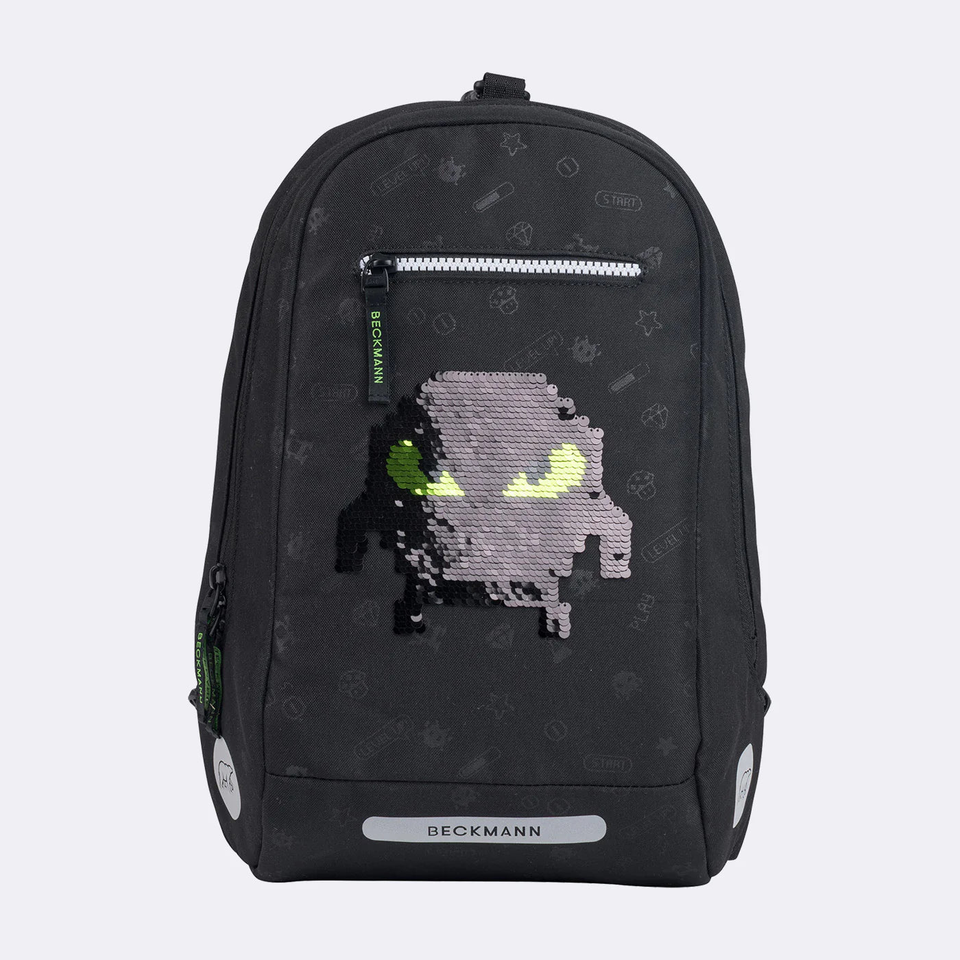 Ghiozdan, rucsac ergonomic cu pernǎ de aer Beckmann, set Active Air FLX 6 piese, Pixel