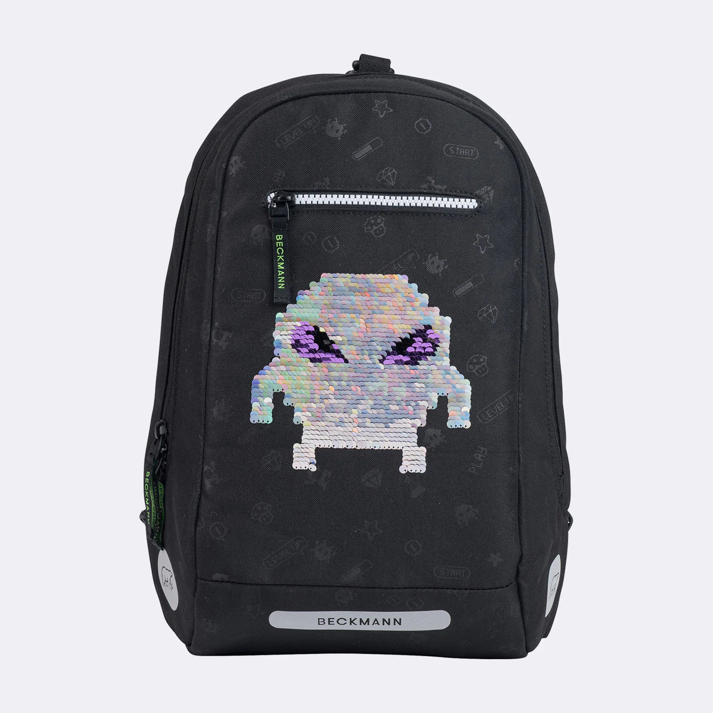 Ghiozdan, rucsac ergonomic cu pernǎ de aer Beckmann, set Active Air FLX 6 piese, Pixel