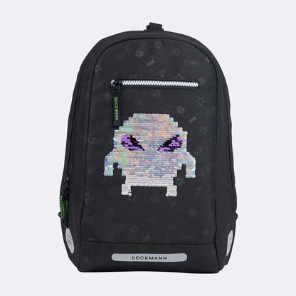 Ghiozdan, rucsac ergonomic cu pernǎ de aer Beckmann, set Active Air FLX 6 piese, Pixel