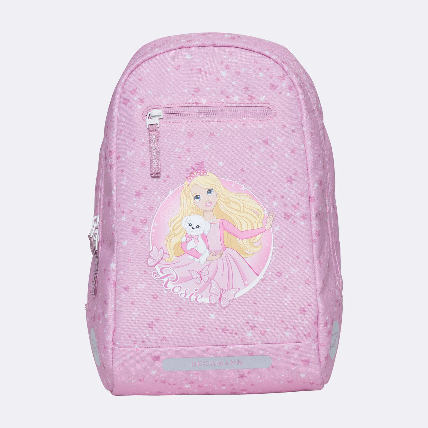 Ghiozdan, rucsac ergonomic cu pernǎ de aer Beckmann, set Active Air FLX 6 piese, Rosie