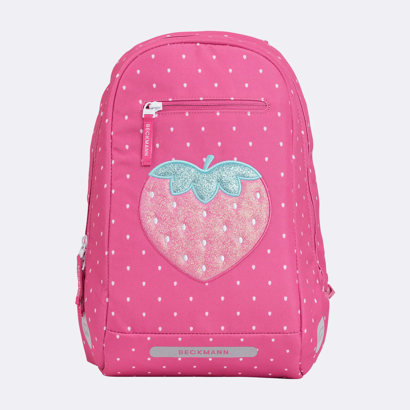 Ghiozdan, rucsac ergonomic cu pernǎ de aer Beckmann, set Active Air FLX 6 piese, Strawberry