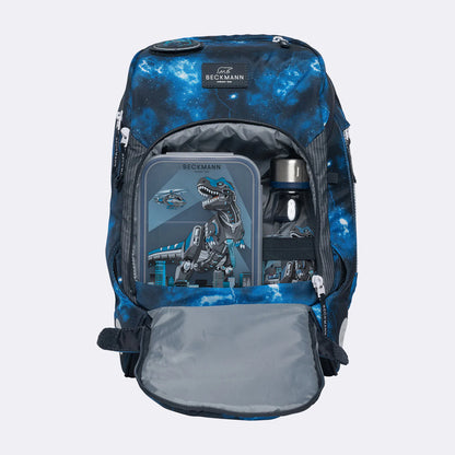 Ghiozdan, rucsac ergonomic cu pernǎ de aer Beckmann, set Active Air FLX 6 piese, Tech Rex