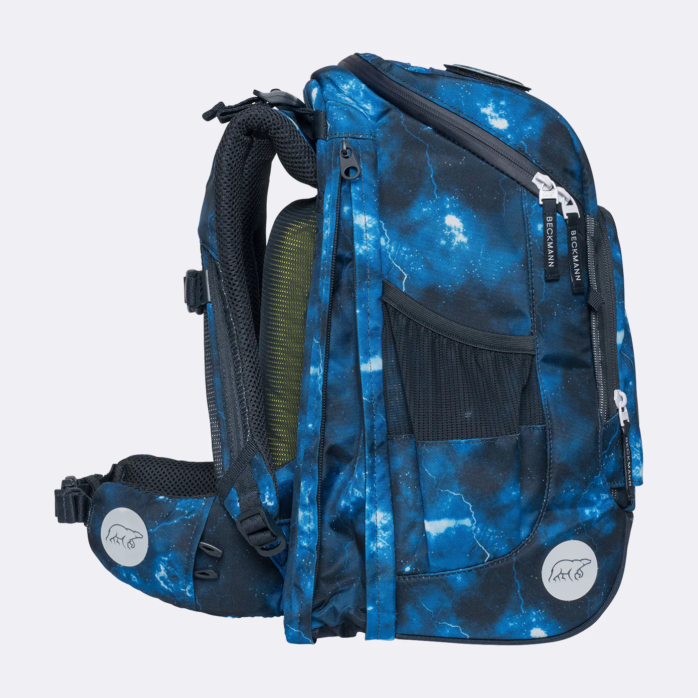 Ghiozdan, rucsac ergonomic cu pernǎ de aer Beckmann, set Active Air FLX 6 piese, Tech Rex