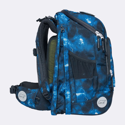 Ghiozdan, rucsac ergonomic cu pernǎ de aer Beckmann, set Active Air FLX 6 piese, Tech Rex