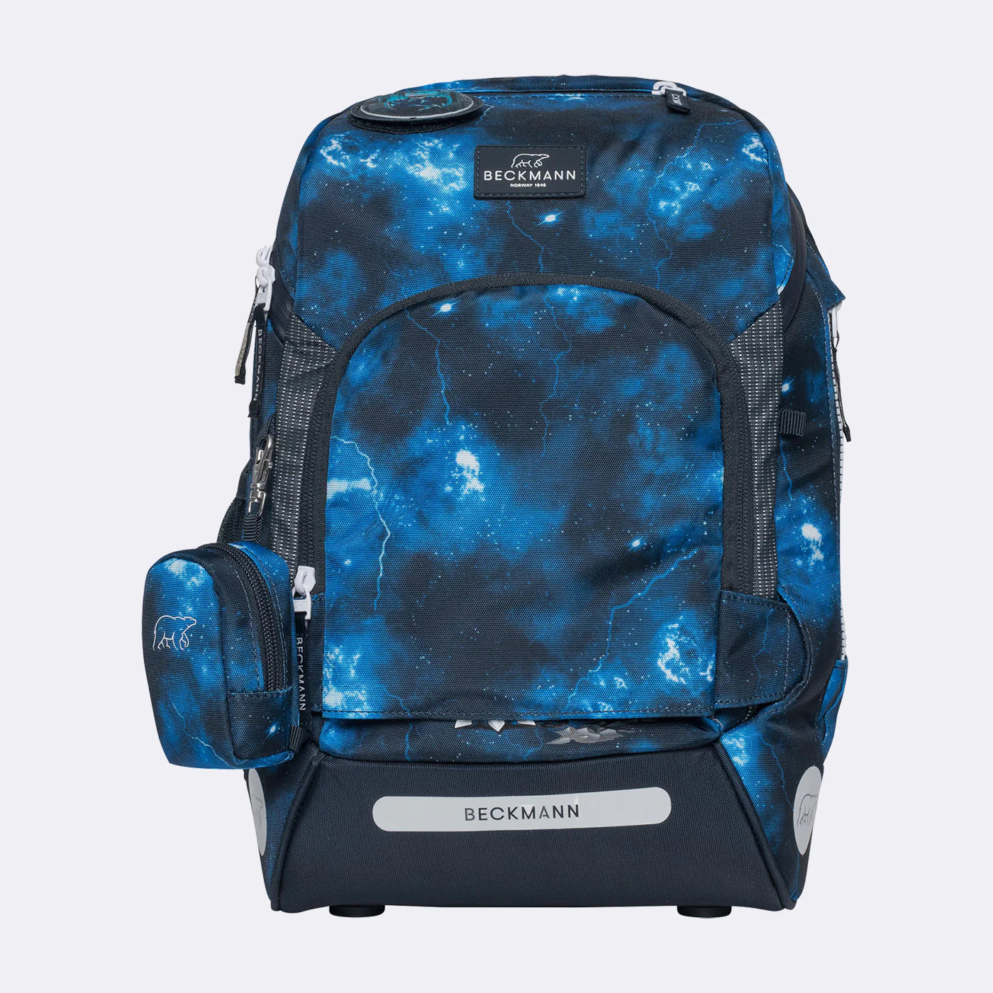 Ghiozdan, rucsac ergonomic cu pernǎ de aer Beckmann, set Active Air FLX 6 piese, Tech Rex