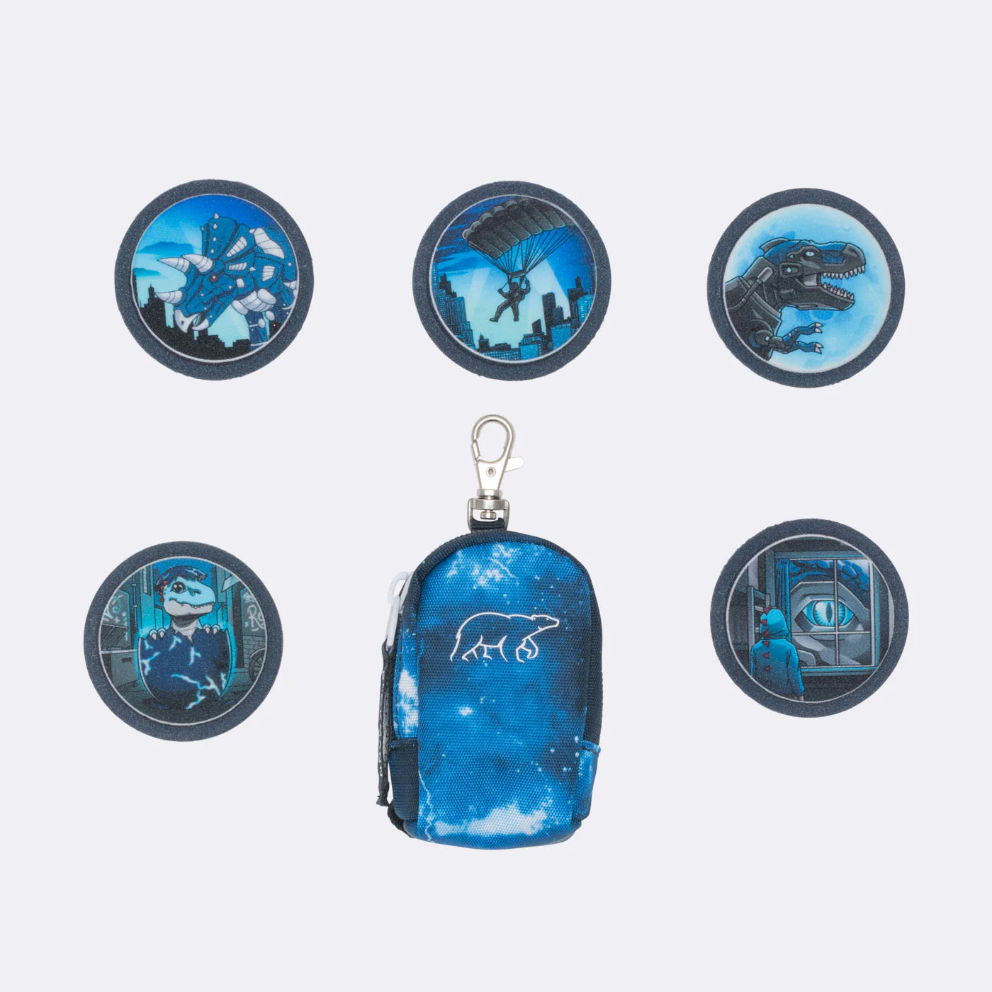 Ghiozdan, rucsac ergonomic cu pernǎ de aer Beckmann, set Active Air FLX 6 piese, Tech Rex