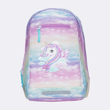 Ghiozdan, rucsac ergonomic cu pernǎ de aer Beckmann, set Active Air FLX 6 piese, Unicorn