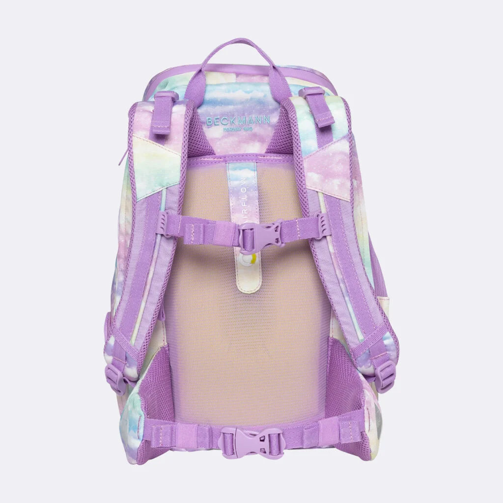 Ghiozdan, rucsac ergonomic cu pernǎ de aer Beckmann, set Active Air FLX 6 piese, Unicorn