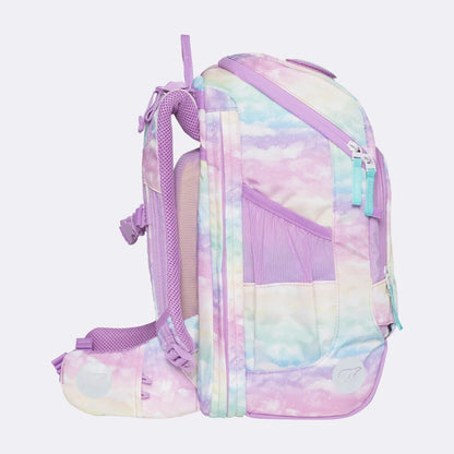 Ghiozdan, rucsac ergonomic cu pernǎ de aer Beckmann, set Active Air FLX 6 piese, Unicorn