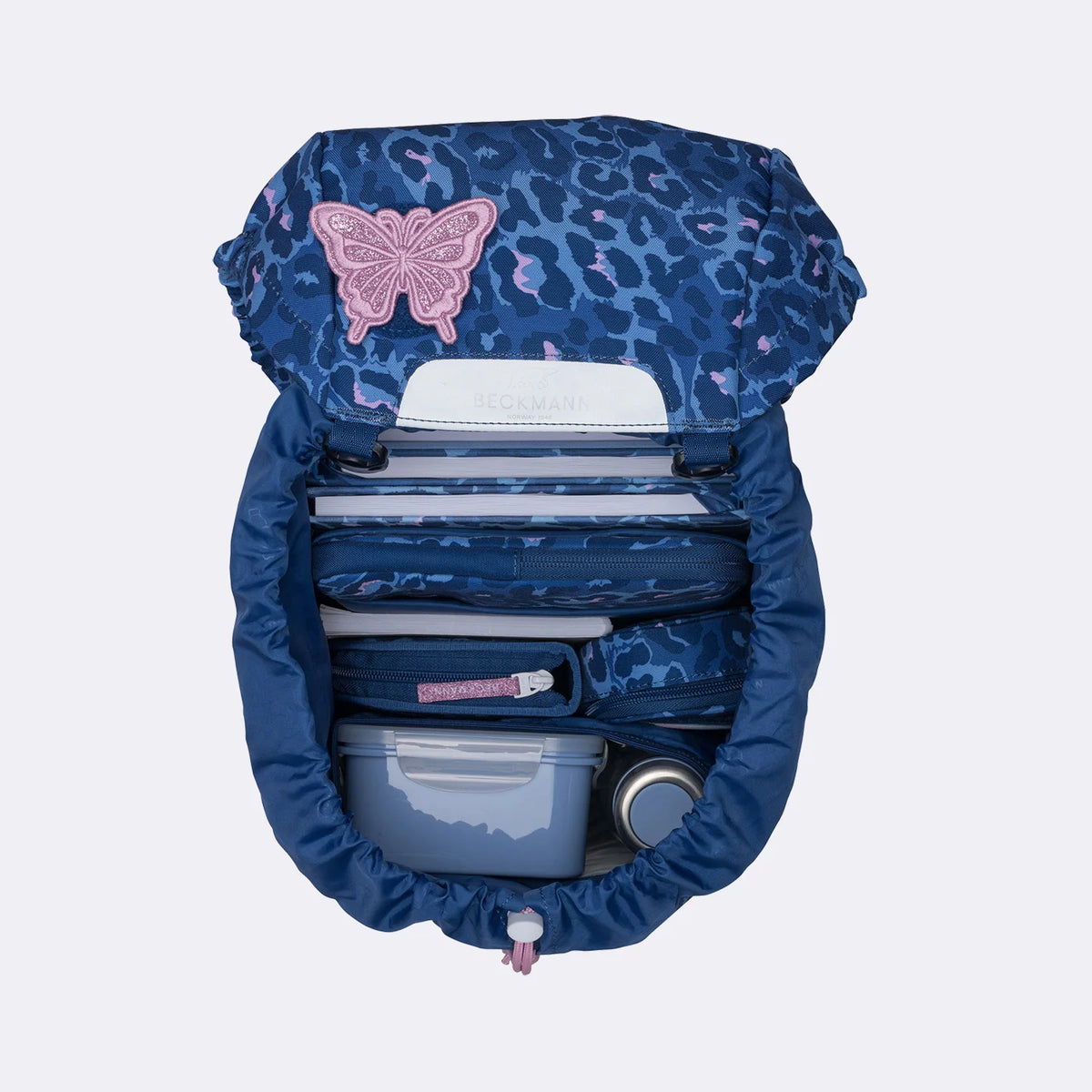 Ghiozdan, rucsac ergonomic Beckmann pentru școală, Clasic, Cheetah
